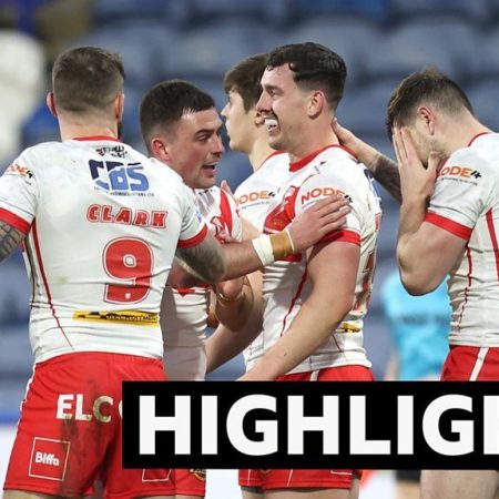 St Helens dominate Huddersfield in Super League