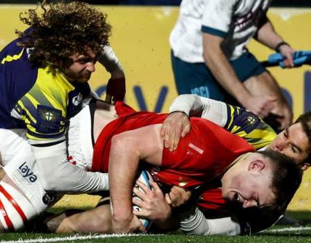 Munster 45-29 Zebre: Irish province move up to fifth in URC after bonus-point win