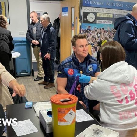 Warrington stadium hosts mass prostate cancer testing