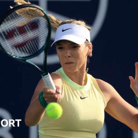 Indian Wells: Katie Boulter loses in first round to Camila Giorgi