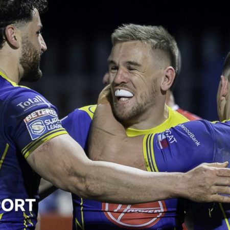 Super League: Hull KR 20-22 Warrington Wolves – Matt Dufty’s try gives Warriors thrilling victory