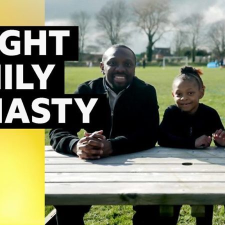 Ian Wright & Shaun Wright-Phillips: Former England footballers introduce new family sensation Raphy