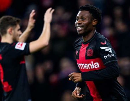 Bayer Leverkusen 2-0 Wolfsburg: Nathan Tella and Florian Wirtz score in win for leaders